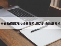 全自动磨圆刀片机器图片,圆刀片自动磨刀机